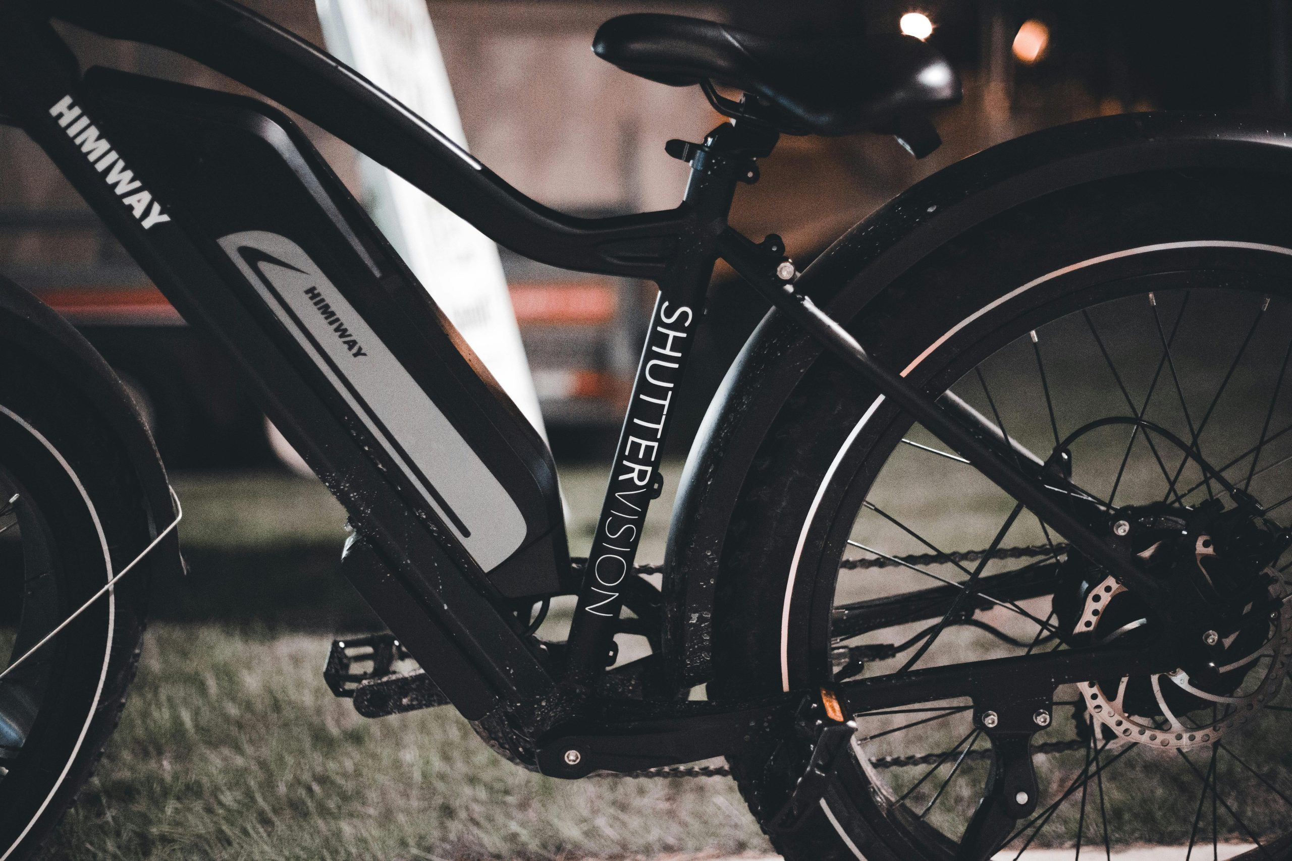A close-up shot of an ebike.
Retrieved from Pexels.com